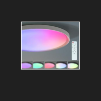 PAINEL LED REDONDO SUPERFÍCIE 50W | RGB+CCT