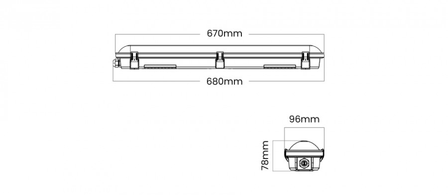 ARMADURA LED ADIB II 10W/20W 3CCT - Image 2