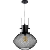CANDEEIRO SUPENSO LUMIERE P/ 1X E27 | PRETO